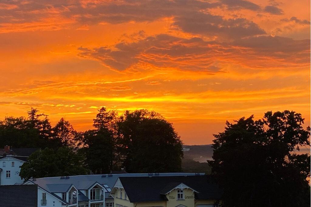 Ferienwohnung „Abendrot“ mit Meerblick Goehren  Exterior foto